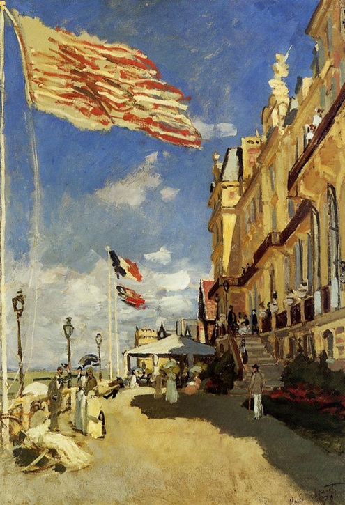 (image for) Claude Monet Paintings Hotel des Roches Noires Trouville 1870 - Click Image to Close