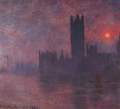 (image for) Claude Monet Paintings artwork Houses of Parliament 1900-1901 - Click Image to Close
