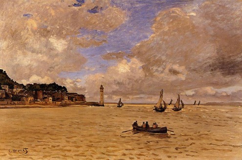 (image for) Claude Monet Paintings artwork Lighthouse at the Hospice 1864 - Click Image to Close