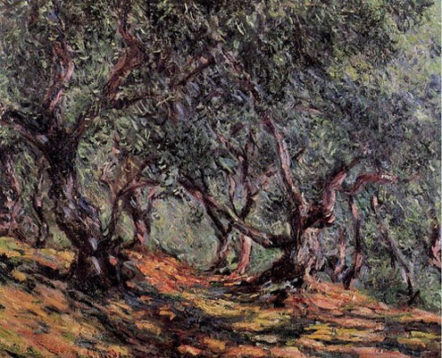 (image for) Claude Monet Paintings artwork Olive Trees in Bordighera 1884 - Click Image to Close
