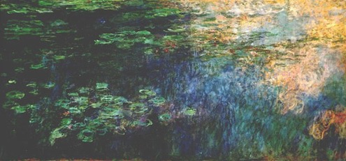 (image for) Monet paintings Reflections of Clouds on the Water-Lily Pond (tr - Click Image to Close