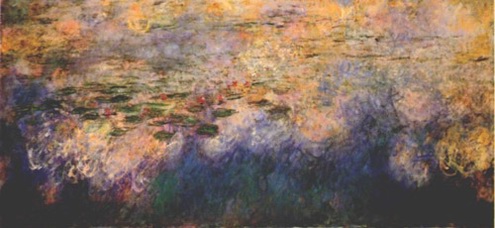 (image for) Claude Monet art Reflections of Clouds on the Water-Lily Pond - Click Image to Close