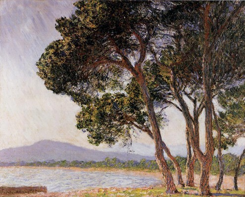 (image for) Handmade oil painting Copy paintings of famous artists Claude Oscar Monet Beach in Juan-les-Pins 1888 - Click Image to Close