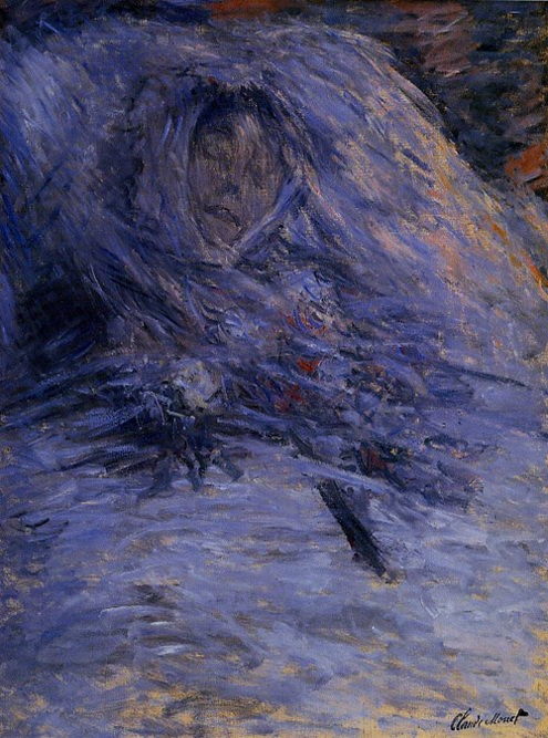 (image for) Claude Oscar Monet paintings Camille Monet On Her Deathbed - Click Image to Close