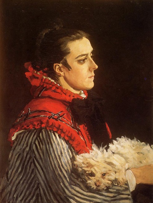 (image for) Claude Oscar Monet paintings artwork Camille With A Small Dog - Click Image to Close