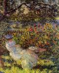 (image for) Claude Oscar Monet paintings art Alice Hoschede In The Garden