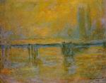 (image for) Claude Oscar Monet paintings artwork Charing Cross Bridge Fog