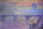 (image for) Claude Oscar Monet paintings artwork Charing Cross Bridge I