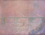 (image for) Handmade oil painting Copy paintings of famous artists Claude Oscar Monet art Charing Cross Bridge II