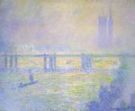 (image for) Handmade oil painting Copy paintings of famous artists Claude Oscar Monet art Charing Cross Bridge6