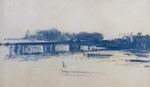 (image for) Handmade oil painting Copy paintings of famous artists Claude Oscar Monet art Charing Cross Bridge10