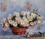 (image for) Handmade oil painting Copy paintings of famous artists Claude Oscar Monet paintings art Chrysanthemums2