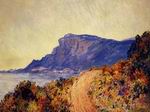(image for) Claude Oscar Monet art Coastal Road At Cap Martin Near Menton