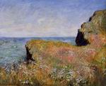 (image for) Claude Oscar Monet paintings Edge of the Cliff at Pourville 1882