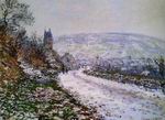 (image for) Monet paintings Entering the Village of Vetheuil in Winter 1879