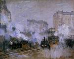 (image for) Monet paintings Exterior of the Saint-Lazare Station Arrival of