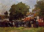 (image for) Claude Oscar Monet paintings artwork Fete at Argenteuil 1872