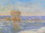 (image for) Claude Oscar Monet paintings Floating Ice near Bennecourt 1893
