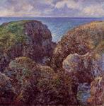 (image for) Claude Monet Paintings art Group of Rocks at Port-Goulphar 1886