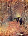 (image for) Claude Oscar Monet paintings art Hunting (aka The Shoot) 1876