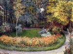 (image for) Handmade Oil painting for home canvas, oil painting framed canvas for living room Claude Monet Paintings In the Garden 1875