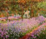 (image for) Claude Monet Paintings Irises in Monets Garden 1900