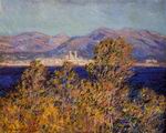 (image for) Claude Oscar Monet Art Antibes Seen From The Cape Mistral Wind