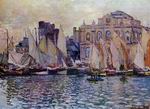 (image for) Handmade Oil painting for home canvas, oil painting framed canvas for living room Claude Monet Paintings art Le Havre Museum 1873