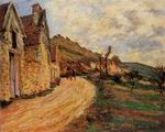 (image for) Claude Monet Paintings Les Roches at Falaise near Giverny 1885