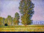 (image for) Handmade Oil painting for home canvas, oil painting framed canvas for living room Claude Monet Paintings art Limetz Meadow 1888