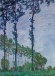 (image for) Handmade oil painting Copy paintings of famous artists Claude Monet Paintings Poplars Wind Effect 1891