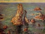 (image for) Claude Monet Paintings artwork Pyramids at Port-Coton 1886
