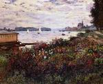 (image for) Claude Monet Paintings artwork Riverbank at Argenteuil 1877