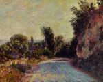 (image for) Claude Monet Paintings artwork Road near Giverny 1885