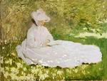 (image for) Handmade oil painting Copy paintings of famous artists Springtime