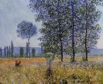 (image for) Handmade oil painting Copy paintings of famous artists Sunlight Effect under the Poplars 1887