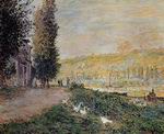 (image for) Handmade oil painting Copy paintings of famous artists The Banks of the Seine Lavacour 1878