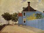 (image for) Handmade oil painting Copy paintings of famous artists The Blue House at Zaandam 1871