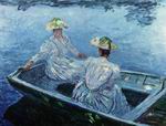 (image for) Handmade oil painting Copy paintings of famous artists The Blue Row Boat 1887