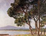 Reproduction of Claude Oscar Monet Beach in Juan-les-Pins 1888