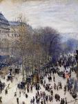 Reproduction of Claude Oscar Monet art Boulevard des Capucines 3