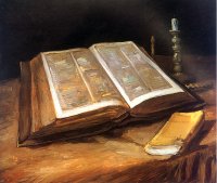 (image for) Van Gogh paintings artwork Still Life With Bible