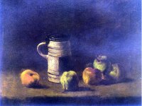 (image for) Van Gogh paintings artwork Still Life With Beer Mug And Fruit - Click Image to Close